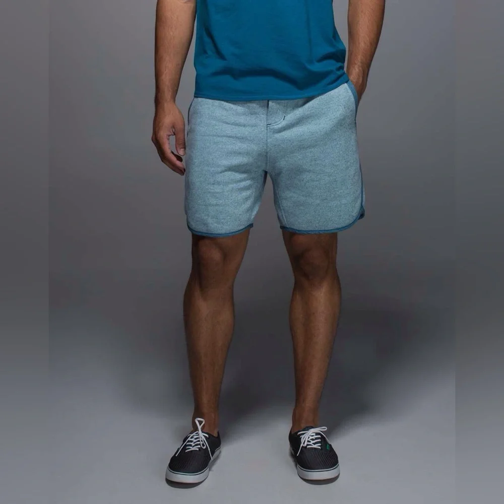 Lululemon Sundown Short in Heathered Tofino Teal Size Medium. - Picture 9 of 16